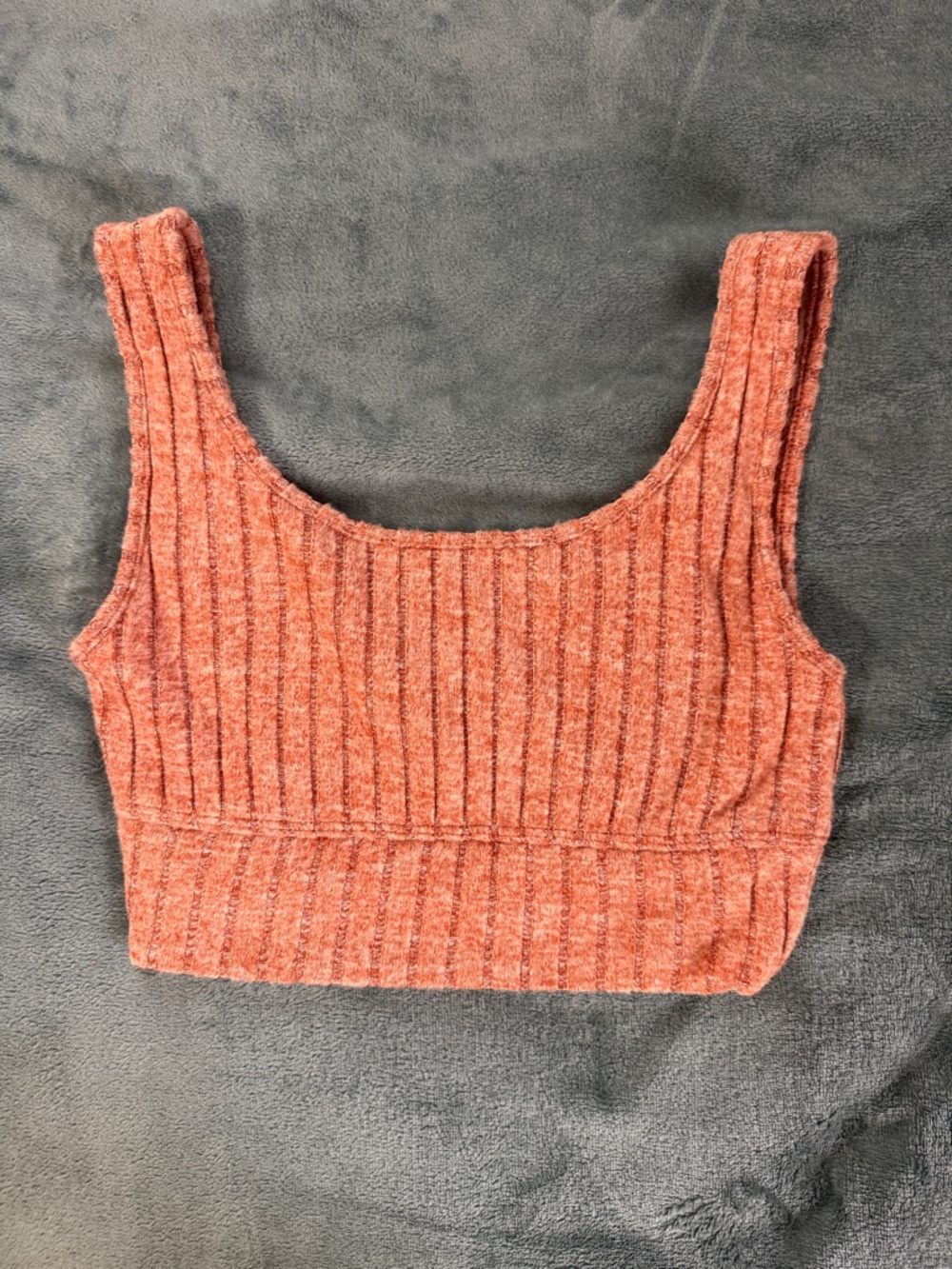 Z Supply Ribbed Crop Tank in Burnt Orange